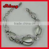 Fashion Beautiful Diamond Paved Lead and Nickal Free Yiwu Cheap Bracelet thumbnail-1