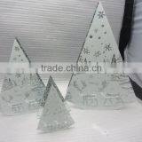 2016 Cheapest Wholesale Glass Christmas Tree Candle Holder thumbnail-2