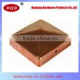 121x121mm Orbicular Shape Spray Paint Iron Fence Post Caps With Daqiang Supply