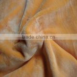 polyester with good spandex tricot one side brush super soft hand wholesale spandex fabric