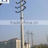 Hot-dip-galvanized Electrical Line Tubular Steel Pole Tower thumbnail-1