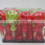 Rattles whistle toy with candy
