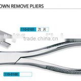 Crown remove pliers dental instrument for dental use dental implant instruments