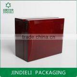 Dark Red Wood Lacquered Jewelry Box Packaging thumbnail-2