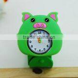China Wholesales High Quality Environmental Silicone Adjustable Watch Cartoon Children Watch thumbnail-3