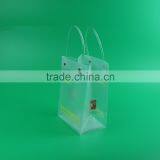 2016 Hot Sale pp Plastic Wine Bag Plastic Bag Carrying Handle for Drinks thumbnail-3