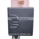 Wholesale- MS550 Micro Vault Biometric Fingerprint Car Gun Pistol A4 Office Document Portable Security Storage Steel Safe Box thumbnail-4