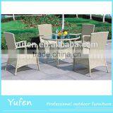 Special Rattan Table Chair Goods for Garden and Backyard