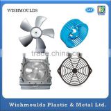 Customized plastic injection mould for fan parts fan blade fan grill