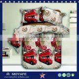 Bus Design Polyester 3d Fabric Bedsheet Set thumbnail-1
