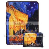 "Cafe Terrace at Night"(a painting by Vincent Van Gogh) masterpiece Cushion blanket