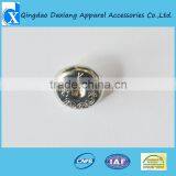 Dome Fashion Silver 4 Holes Sewing Buttons