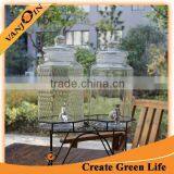 4L Octagon Glass Storage Jar With Glass Mushroom Lid With Tap thumbnail-6