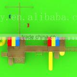 Kindergarten Children Swing Slide Combination of Outdoor Play Equipment thumbnail-4