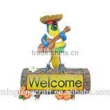 2015 New Products Home Decoration Resin Bird Figurines