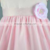 Top Selling Pink Cap Sleeveless Flower Girls Dress Baby Children Pageant Dresses Western Kid Party Wear for Fat Girls 4 Years Quality Choice thumbnail-5