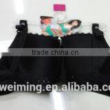 Sexy Girl Black Lace and Bow Underwear thumbnail-2