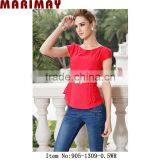 Factory Price Premium Quality Classic Patch Work In Blouse Round Neck Designs thumbnail-1