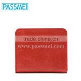 Fashion oil genuine cowhide leather wallet OEM