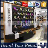 2016 Customized Wall Mounted Slatwall Panel Footwear Display Rack thumbnail-4