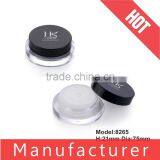 Wholesale Empty Black Cosmetic Jars Plastic