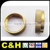 Knurling Brass Turning CNC Lathe Machine Parts