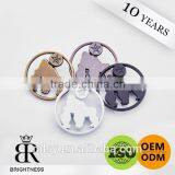 Round Fashion Orangutan Design White Clothes Label Brightness C1-80034