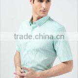 Men's Classical Casual Business Stripe Short Sleeve Shirt thumbnail-2