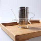 Best Selling Fashion Design Glass teapot & Coffee Pot With Stainless Steel Infuser
