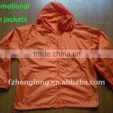 Cheap promotional rain jackets(good factory)