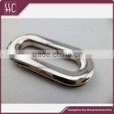 Shiny Nickel Metal Oval Ring for Belt thumbnail-1