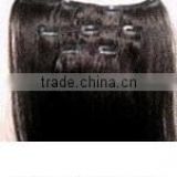 clip on hair extension/hair products/hair extension