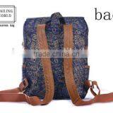 Large Capacity Unisex Handmade Canvas Laptop Bag & Backpack thumbnail-3