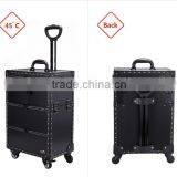 High Quality Factory Supplier Rolling Station With Mirror Trolley Makeup Case thumbnail-4