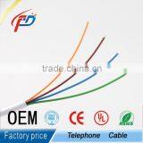 4 Cores Round Telephone Cable 0.5m Bare Copper