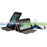 Slim Leather Sleeve for IPad Mini and 7 Inch Tablet PC With Stand Elastic Pen Slot and Accessories Slot