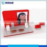 Quality Assurance Table Sets Acrylic Display Stand for Goggles thumbnail-1