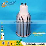 GU10 G5.3 MR16 9W 220V Cob GU10 Led Spotlight With CE RoHS
