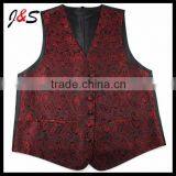 Fashion Mens Silk Paisley Vest and Silk Tie Set thumbnail-2