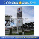 Gas Station Used Advertising Pylon Logo Led Sign Totems thumbnail-2