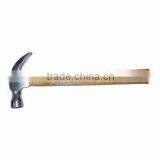 Hammer With Wood Handle, Forged Carbon Steel Head, Heat Treatment HRC 47-55