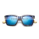 Hot Selling High Quality Plastic Frame With Handmade Bamboo Temple Sunglasses thumbnail-4