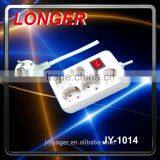 Hot Sale High Quality EU 7 Way With Switch Extension Socket Power Strip 16A 220V