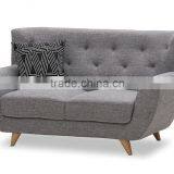 French Antique Slipcovered Sofa, Living Room Linen Fabric Slipcovered Sofa, Slipcovered Sofa thumbnail-3