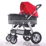 High Landscape Baby Stroller Pram 3 in 1 Cheap Baby Stroller Price on Sale thumbnail-2