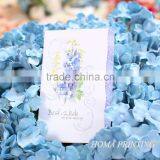 Sparkling Purple Flowers Happy Birthday Greeting Card