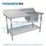 Stainless Steel Bench With Single Sink thumbnail-1