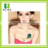 New Fashionable Metallic Gold And Silver 3D Temporary Tattoo Sticker Popular Chest Sticker Waterproof 3d Tattoo thumbnail-1