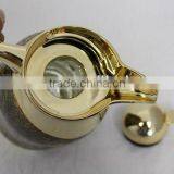 Golden Arabic Metal Printing Tea Pot Set for Dubai thumbnail-4