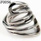 Titanium Silver 316l Stainless Steel Rings With Custom Logo thumbnail-1